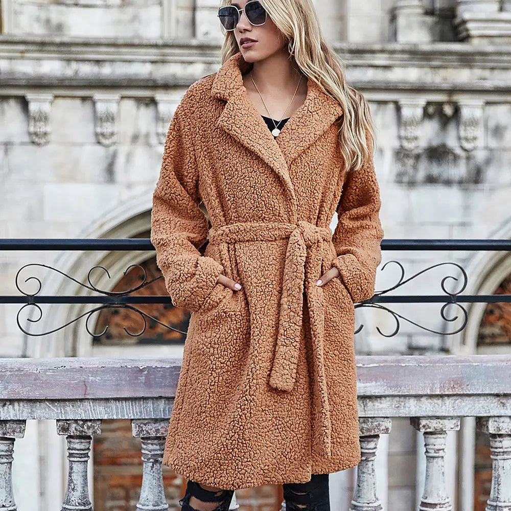 Women's Solid Color Lapel Jacket Fashion Trend