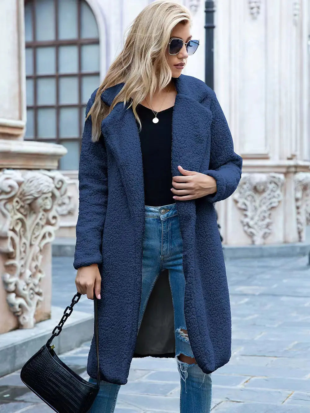 Women's Solid Color Lapel Jacket Fashion Trend