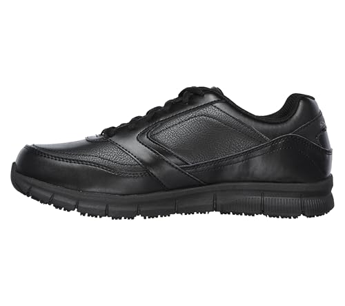 Skechers Men's Nampa Food Service Shoe, Black, 10.5