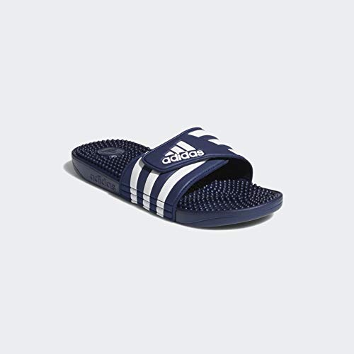 adidas Performance Adissage Sandal, Dark Blue/White/Dark Blue, 7 M US
