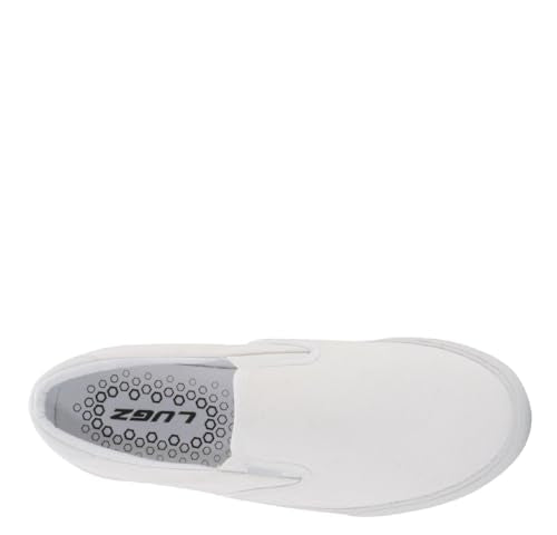 Lugz | Clipper Casual Sneakers for Men | Slip On Shoes For Men | Everyday Men Footwear, White, 10.5