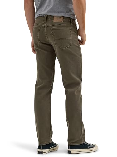 Wrangler Authentics Men's Classic 5-Pocket Relaxed Fit Flex Jean, Olive