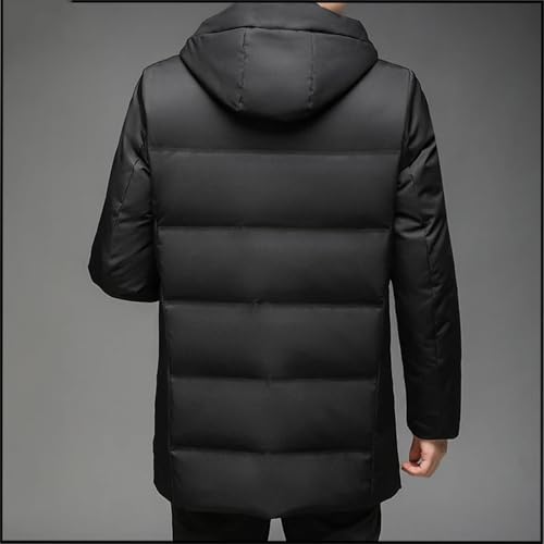 Winter Jacket Men Overcoat Thicken Warm Coat Men‘s Jackets Solid Color Hoodies Male Casual Business Down Jacket