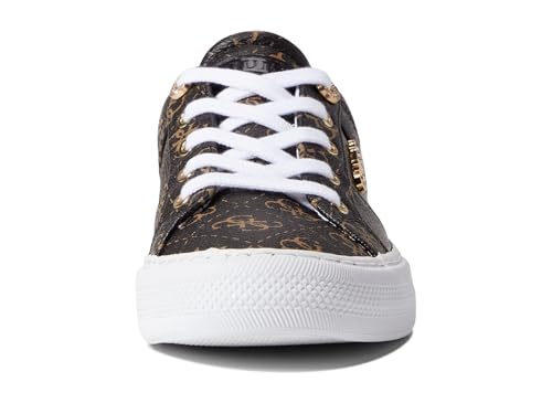 Guess Women's Loven3 Sneaker, Brown Multi 908, 6