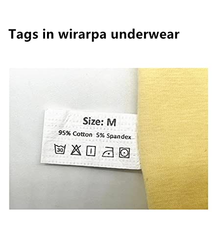 wirarpa Women's Cotton Underwear High Waist Briefs Ladies Soft Underpants 4 Pack Plus Size Panties Multicolored Small