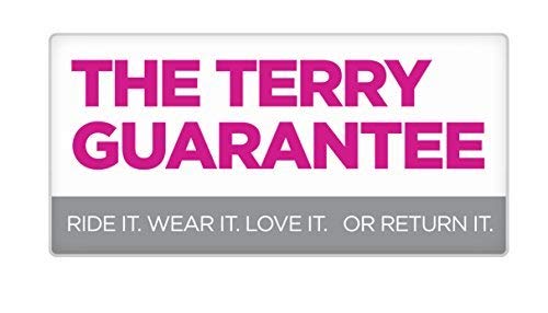 Terry Coolweather Cycling Padded Tights for Women - Regular 29 inch Inseam Thermal Pants - Black, Medium