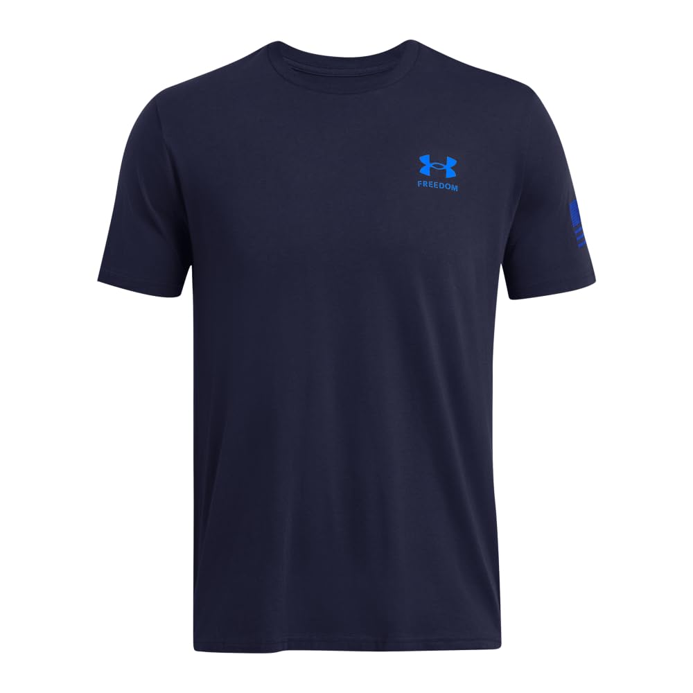 Under Armour Men's Freedom Graphic Short Sleeve T-Shirt, (410) Midnight Navy / / Team Royal, XX-Large