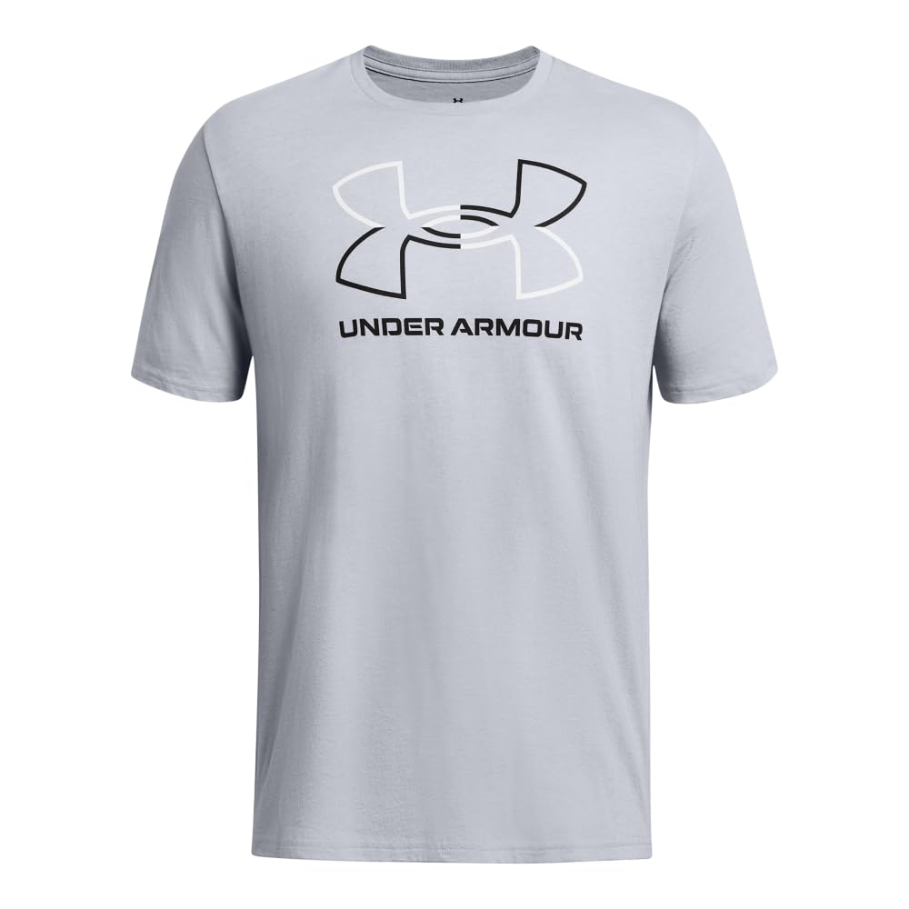 Under Armour Men's Global Foundation Short Sleeve T Shirt, (011) Mod Gray Medium Heather / / Black, XX-Large