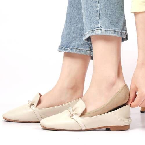 Toes Home No Show Socks Womens, Ultra Low Cut Liners Non Slip Footies for Flats Hidden Invisible Boat Summer 5 Pairs