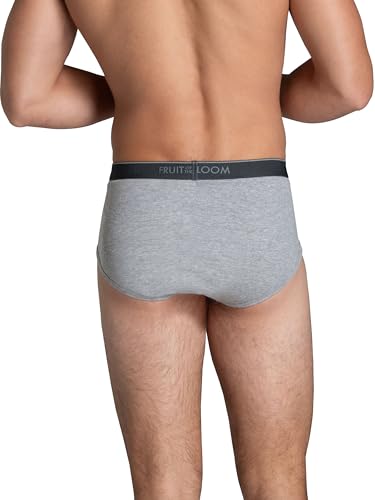 Fruit Of The Loom Mens Tag-free Cotton Briefs Underwear, 6 Pack - Assorted Colors, Large US