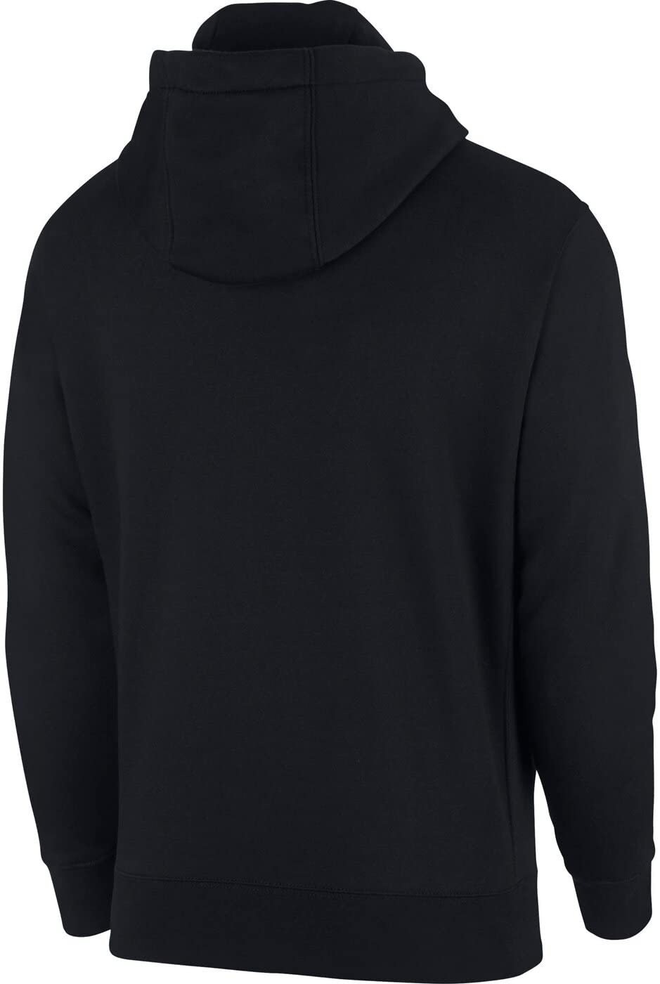 Nike Men's Sportswear Club Fleece Full Zip Hoodie, Fleece Zip-Up Hoodie Men, Black/Black/White, M