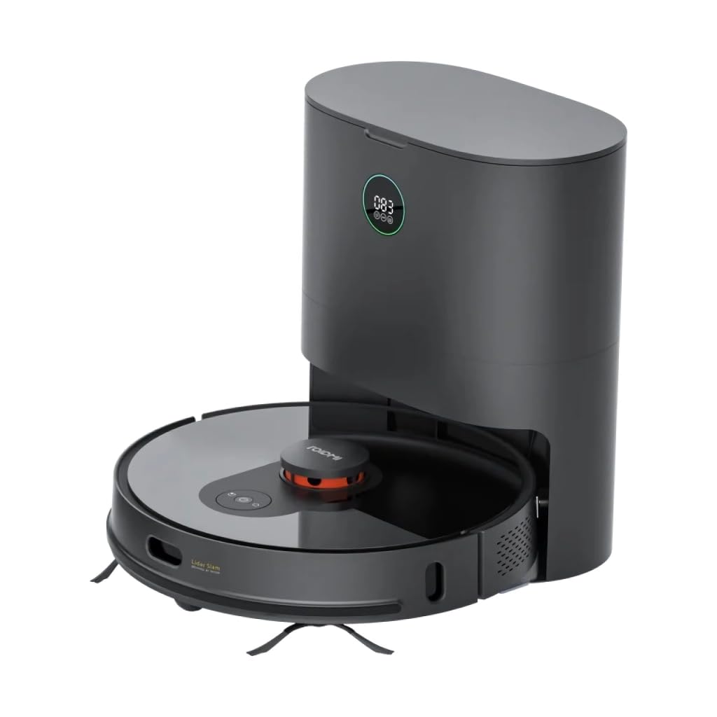 Smart Home Robot Vacuum Cleaner with mop & Automatic dust Collection Black