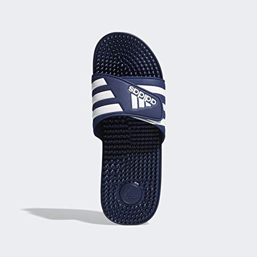 adidas Performance Adissage Sandal, Dark Blue/White/Dark Blue, 7 M US