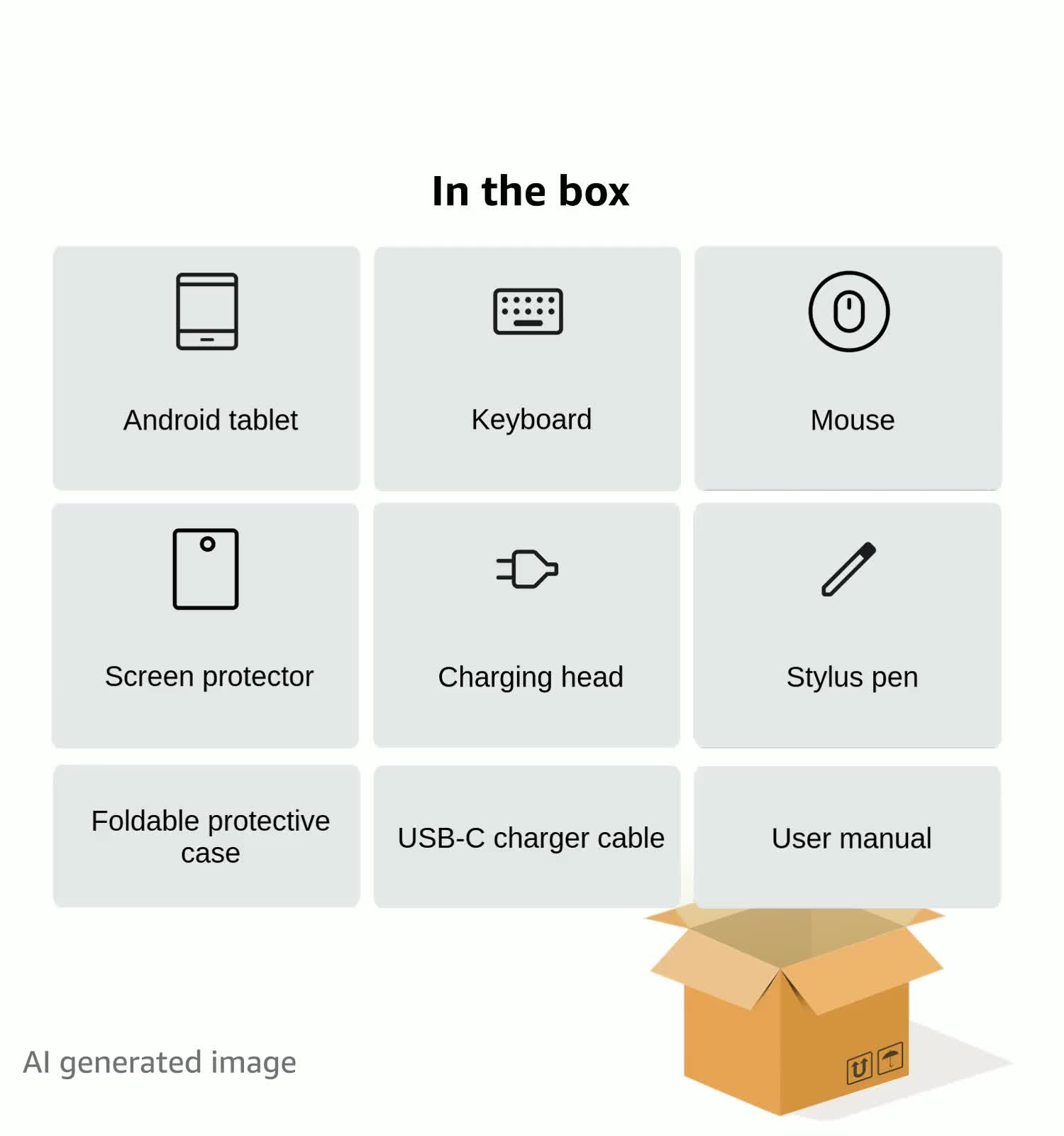 Relndoo 2025 Android 15 Tablet with Keyboard, 24GB+128GB+2TB Expand, 10.1 Inch Octa-Core 2-in-1 Tablets with 5G/2.4G WiFi, 8000mAh, BT5.0, GMS Certified, with Mouse, Case, Stylus, Split Screen(Black)