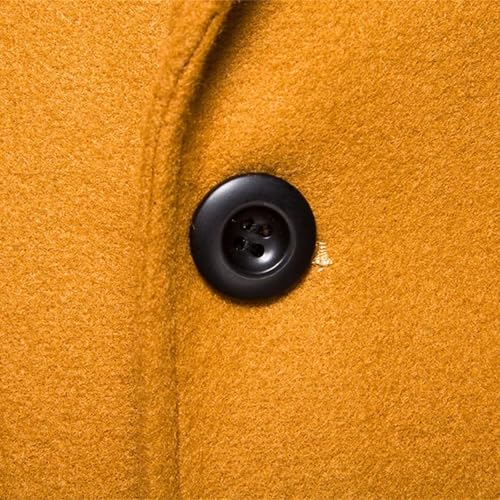 Men Suits Style Overcoat Outerwear Suits Regular Fit Long Jacket Wool Blend Slim Woolen Outwear Cashmere Jacket