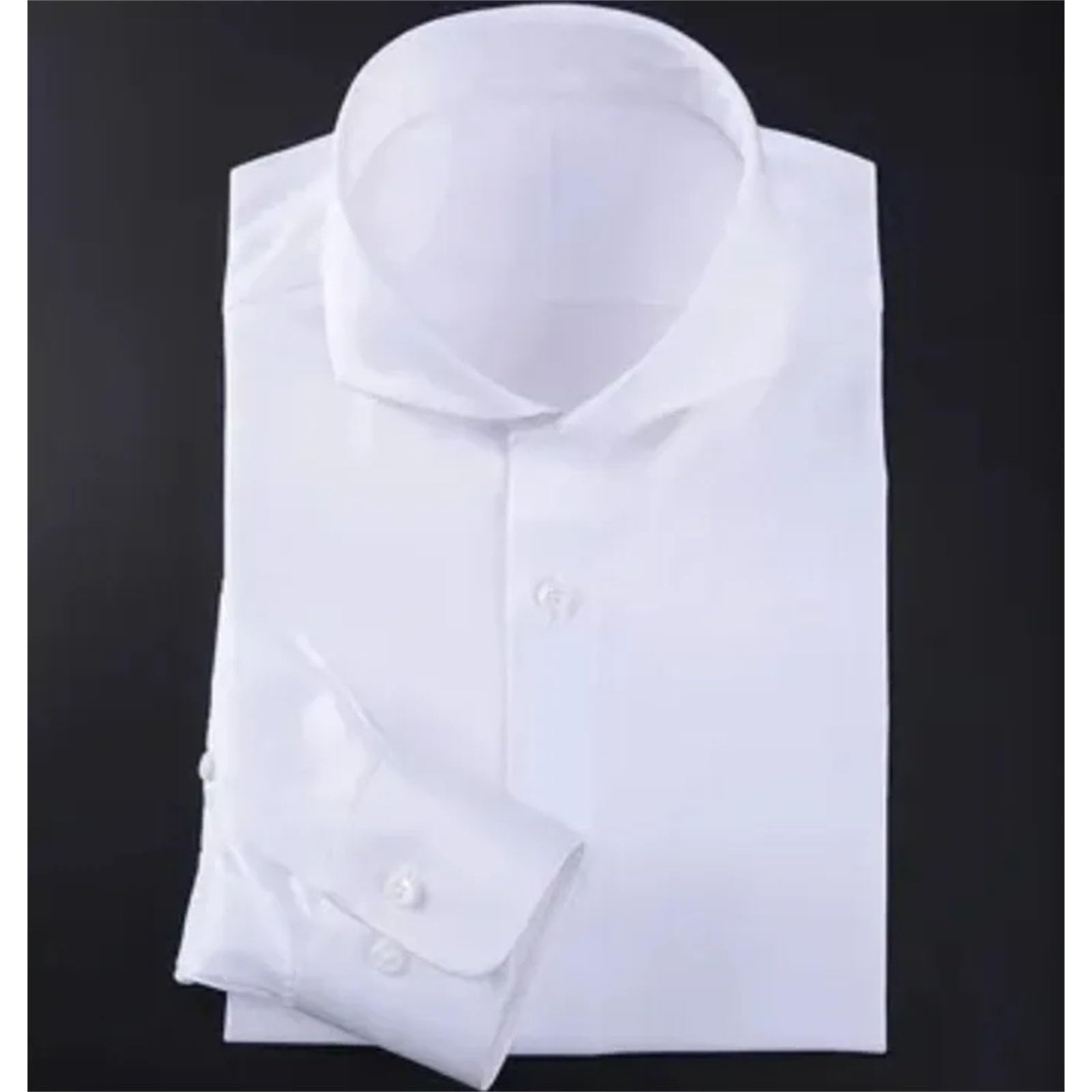 Men's Modern Dress Shirt Long Sleeve Solid Slim Fit Wrinkle-Free Business Button Down Blue