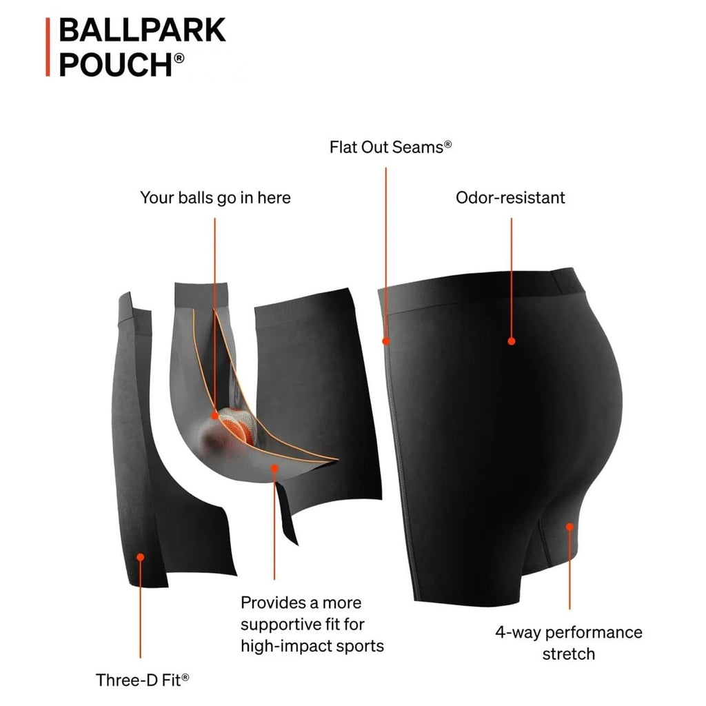 SAXX Underwear Co. Men's Underwear with Pouch Core Performance Mesh Boxer Brief Fly 3Pk, Black/Graphite/Athletic, X-Large