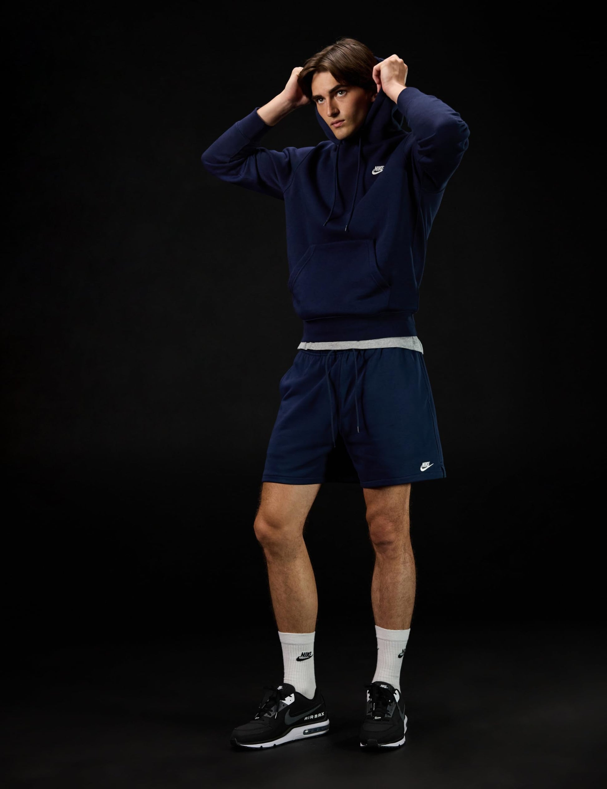 Nike Men's Air Max Ltd 3 Sneaker, Black/Dark Grey/White, 6