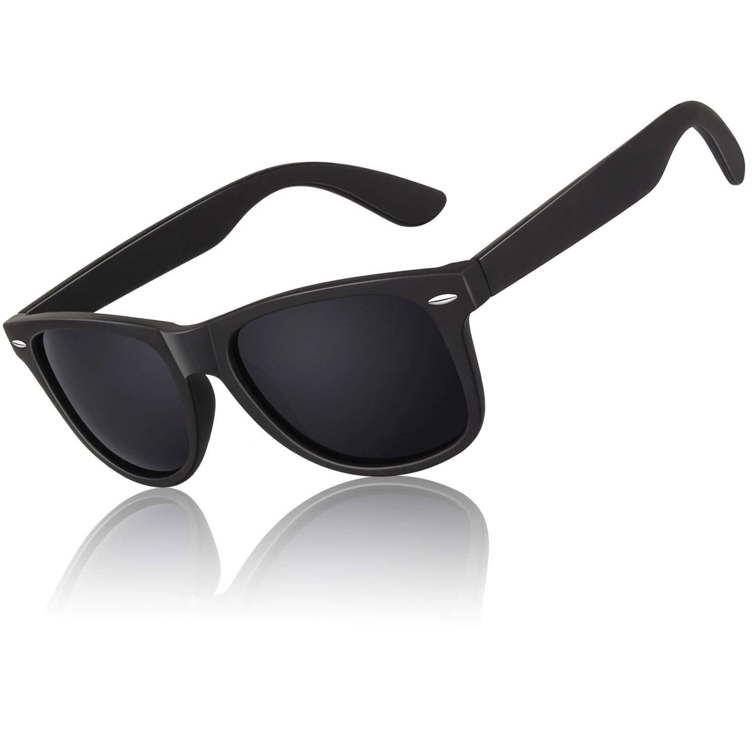 LINVO Polarized Sunglasses for Men Women Driving Sun glasses Shades 80's Retro Style Square