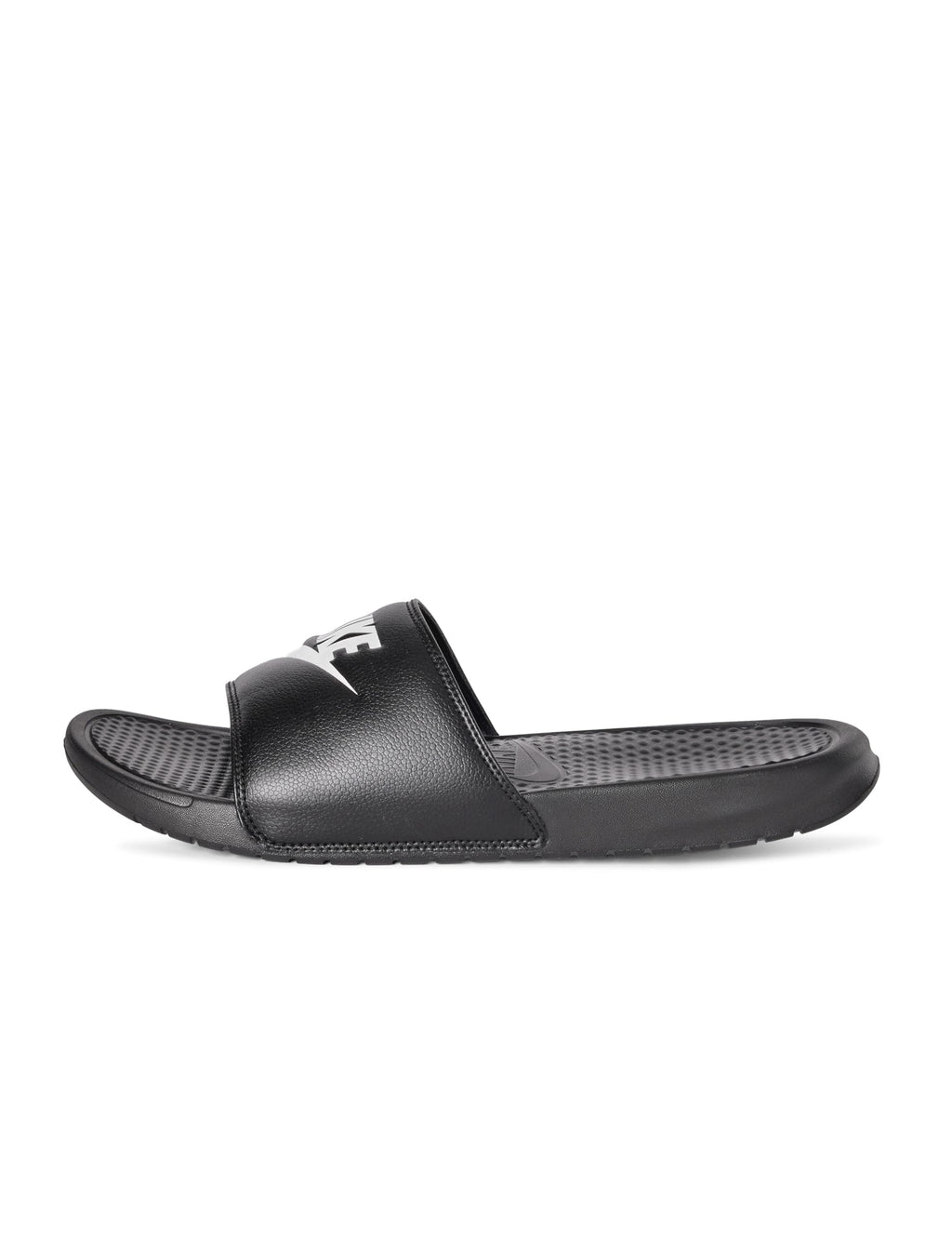Nike Unisex Benassi JDI Sport Sandal, Black/White, 4 US Men