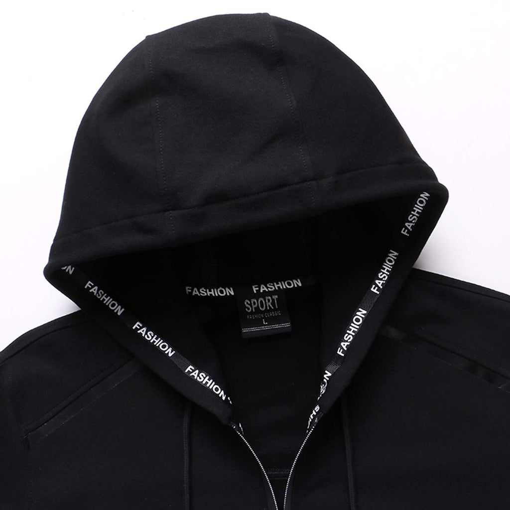 PRIJOUHE Men's Tracksuit Hooded Fitness Sport Suits Gym Hoodie 2 Piece Hoodies Joggers Sweatpants Sets Gym Jogging Tracksuits