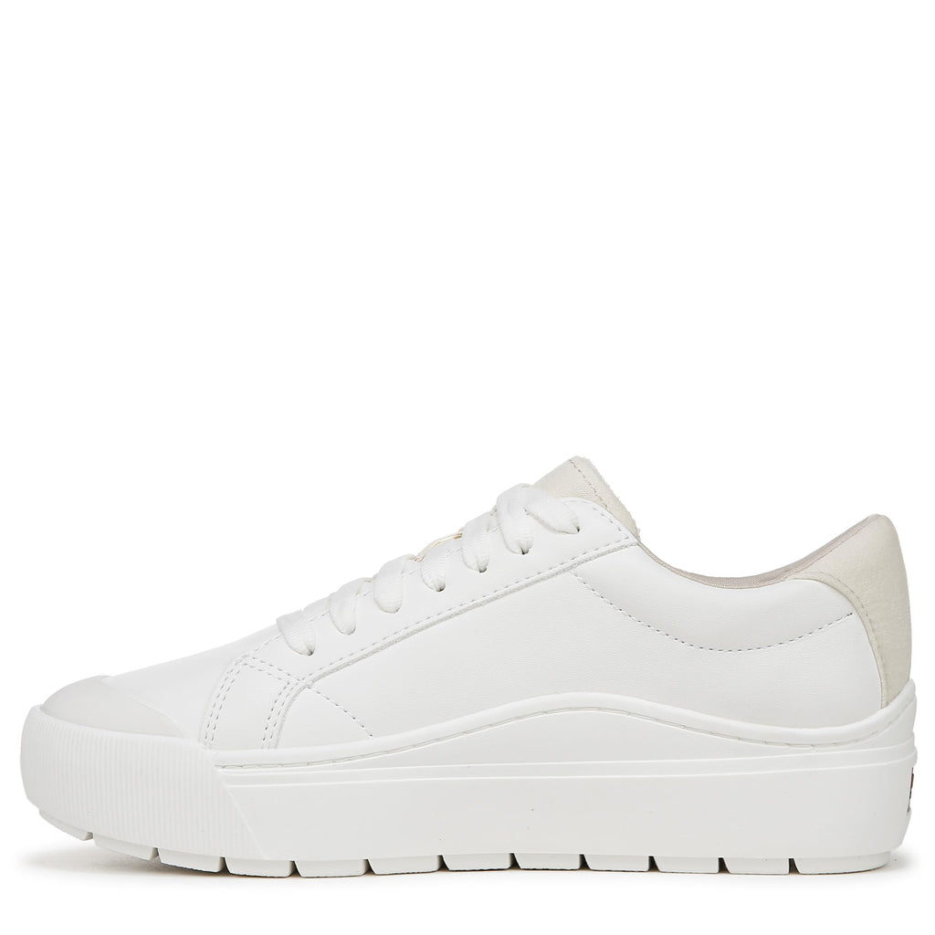 Dr. Scholl's Shoes Womens Time Off Platform Slip On Fashion Sneaker,White Smooth,10