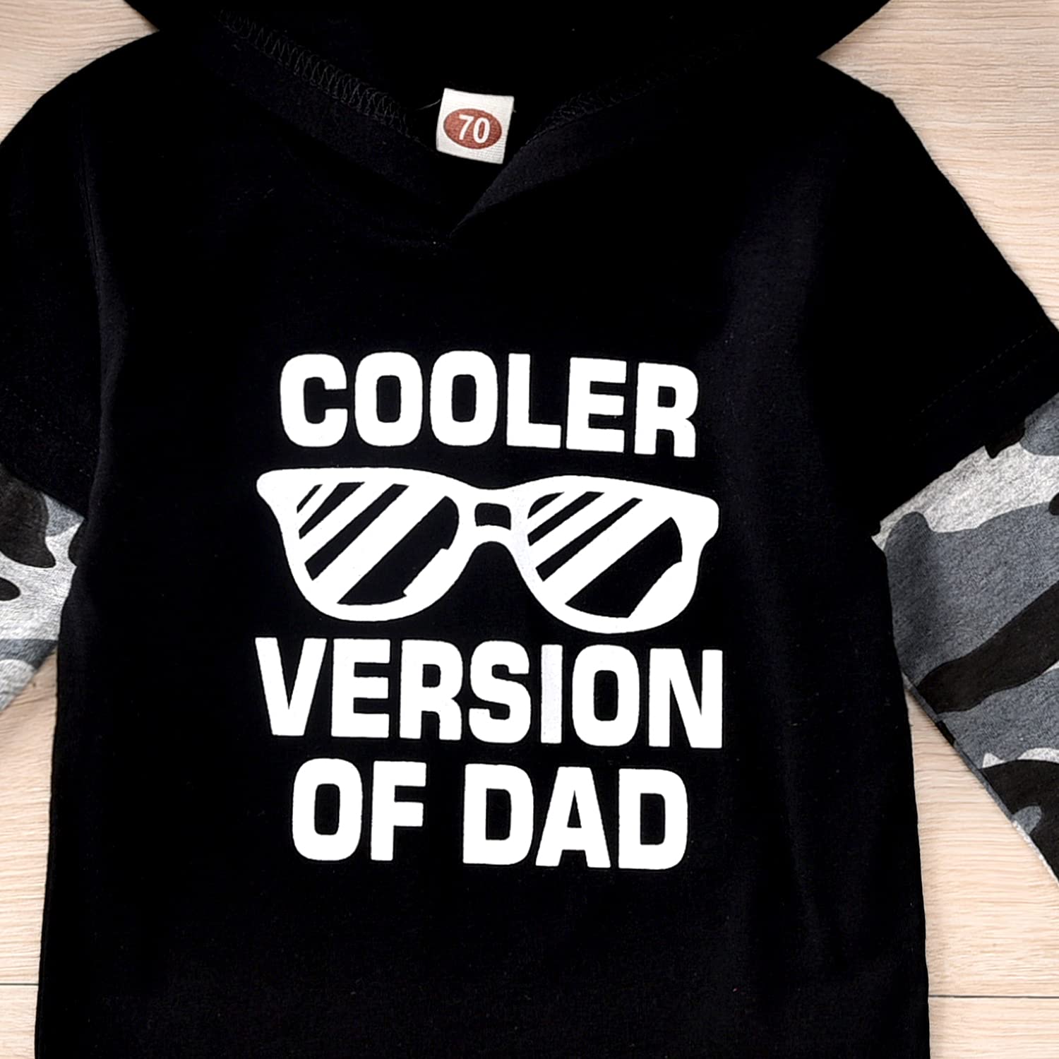 Aalizzwell Toddler Baby Boys Hoodie Sweatshirt Outfits Fall Spring Winter Sweatsuits Clothes Sets (Black, 18-24 Months)