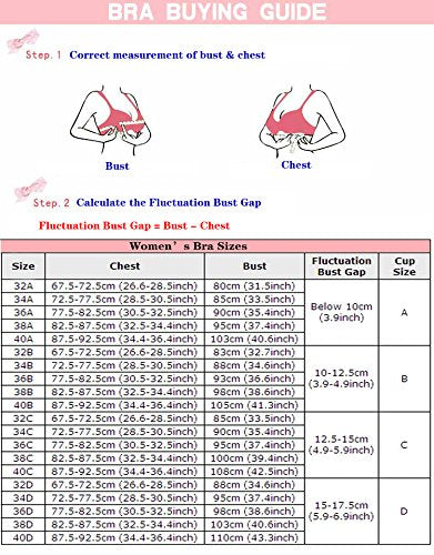 Nanier Women's Solid Lace Push up Bra Set Dark Red 34B