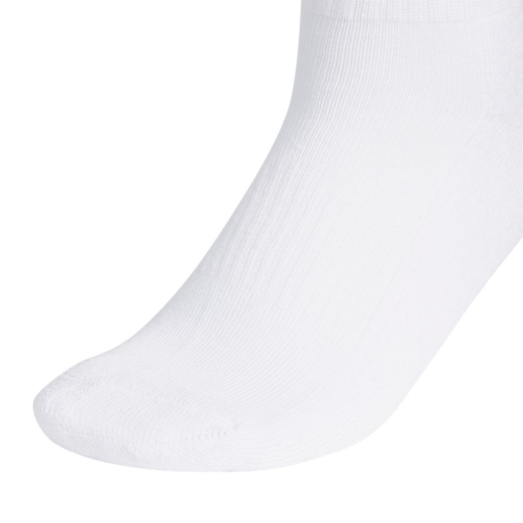 adidas Women's Ankle Socks, Athletic Cushioned Quarter Fit, 6-Pack, Durable, Comfortable, Cooling, with Compression, Preloved Fig Purple/Clear Onix Grey/White, M