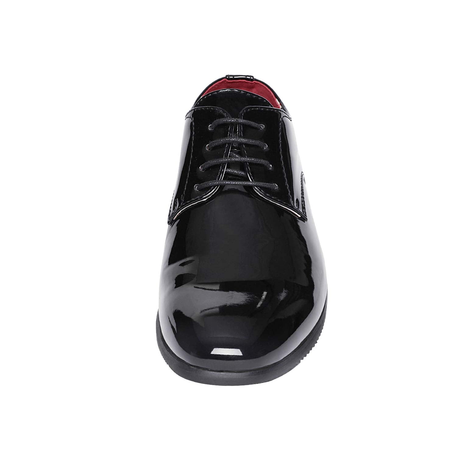 Bruno Marc Men's Faux Patent Leather Tuxedo Dress Shoes Classic Lace-up Formal Oxford,Size 11,Black,CEREMONY-06