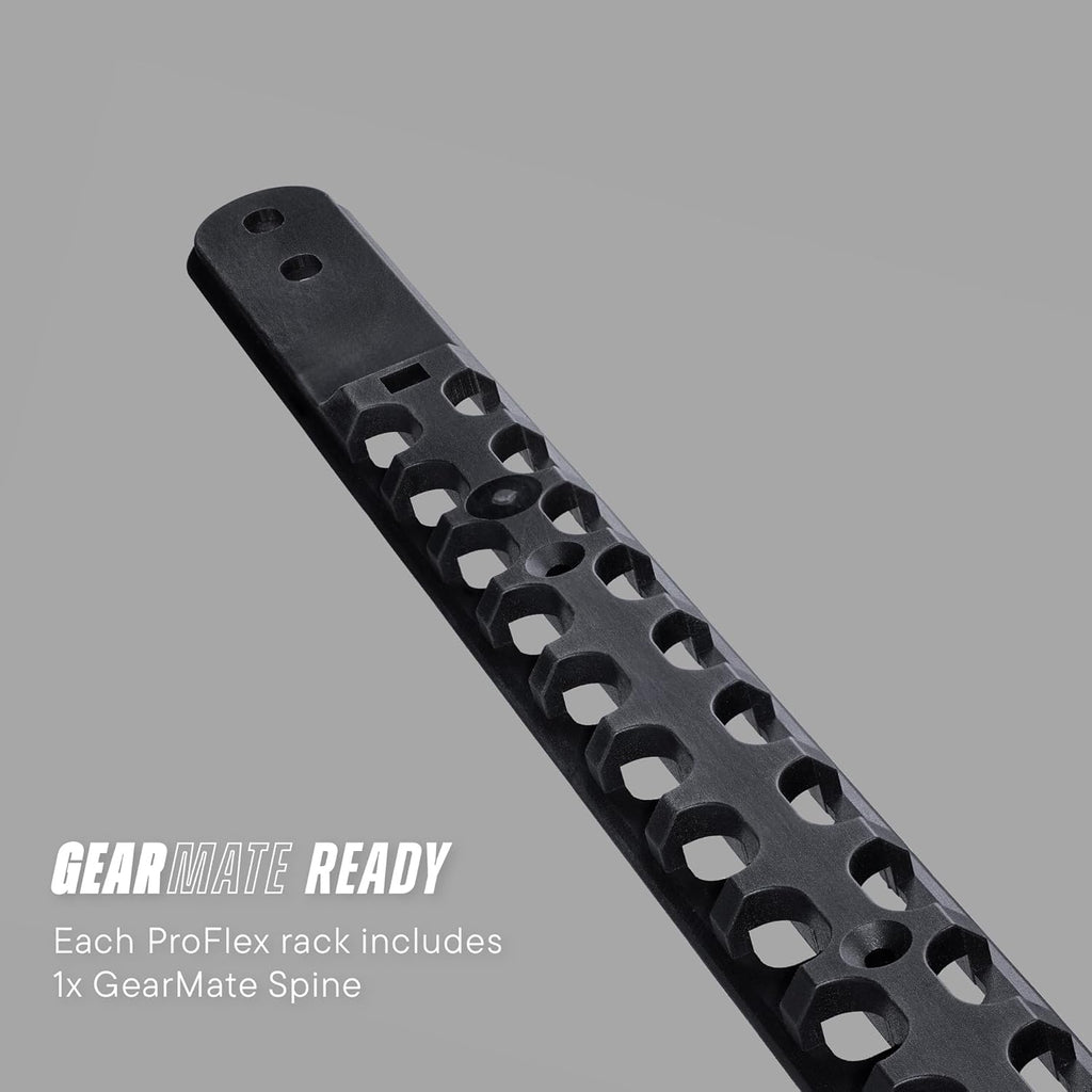 Steadyrack ProFlex Narrow Bike Rack - Vertical Wall Mount Bike Storage for Home - Roll-In Roll-Out System - Space-Saving Pivot - Fits Road, BMX, Gravel, Fender and More - Includes GearMate SteadySpine