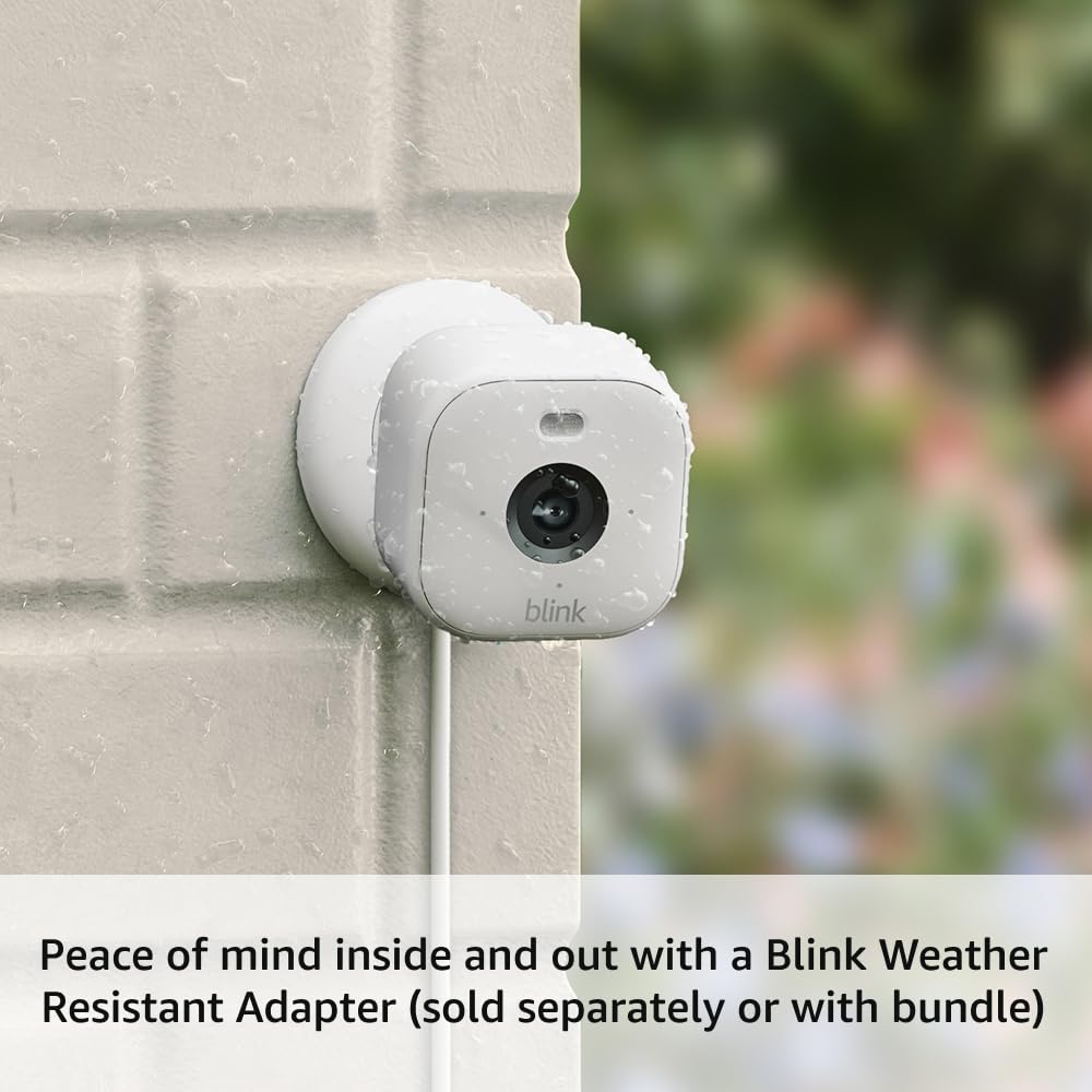 Blink Mini 2 (newest model) — Home Security & Pet Camera with HD video, color night view, motion detection, two-way audio, and built-in spotlight — 1 camera (White)