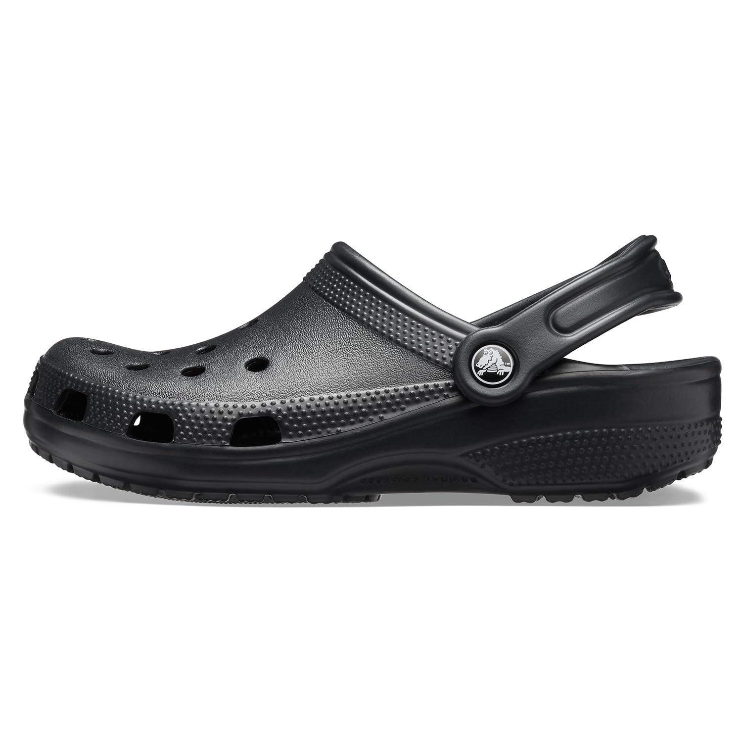 Crocs Unisex-Adult Classic Clogs, Black, 9 Men/11 Women