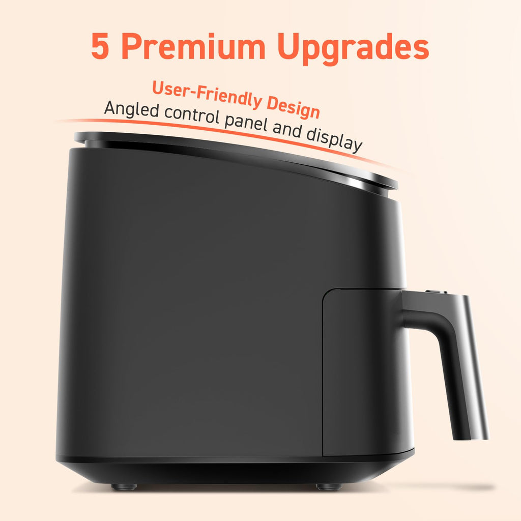 COSORI Air Fryer 9-in-1, Compact & Large 6-Qt, Premium Ceramic Coating, 90–450°F Precise Heat for Even Results, Up to 95% Less Oil*, Roast, Bake, Dry, Reheat, Frozen, Broil, Proof, 120V, TurboBlaze