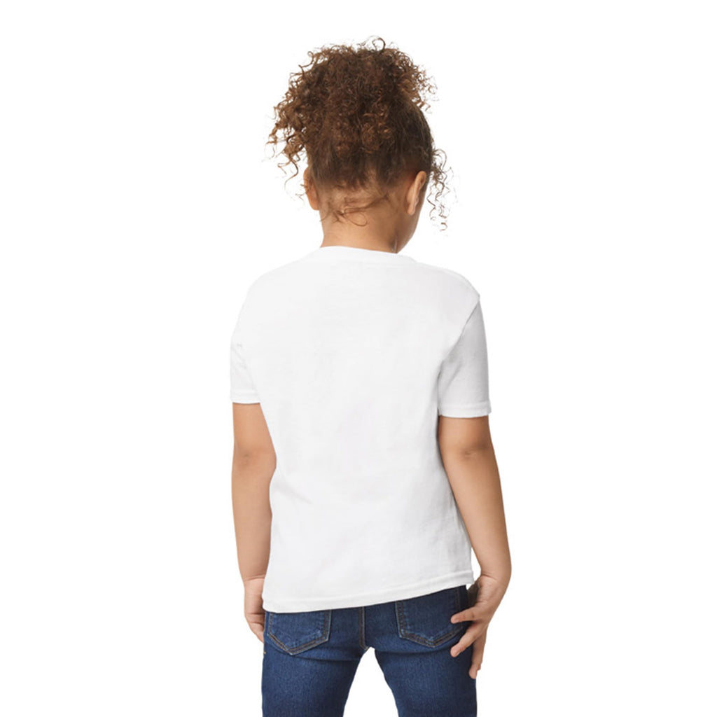 Gildan Youth Toddler T-Shirt, Style G5100P, 2-Pack, White, 2T