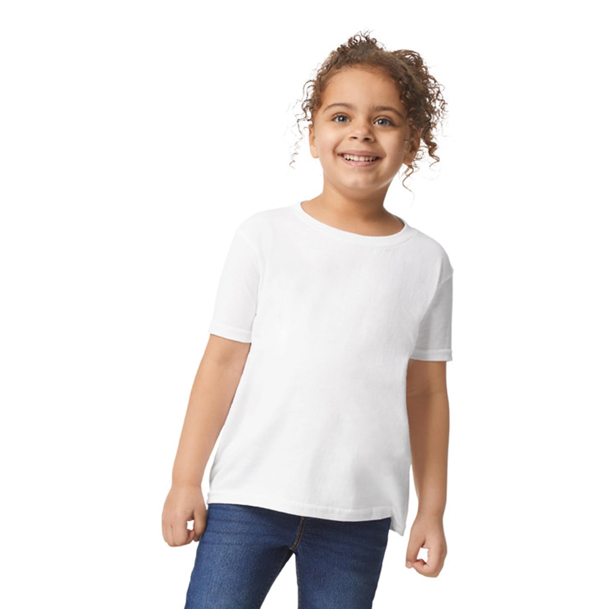 Gildan Youth Toddler T-Shirt, Style G5100P, 2-Pack, White, 2T