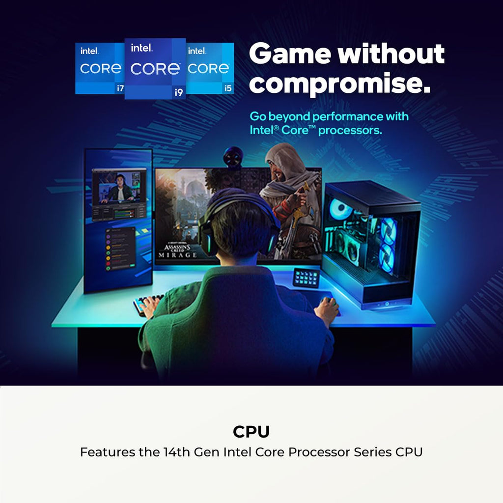 CyberPowerPC Gamer Xtreme VR Gaming PC, Intel Core i9-14900KF 3.2GHz, GeForce RTX 5070 12GB, 32GB DDR5, 2TB PCIe 4.0 SSD, WiFi Ready & Windows 11 Home (GXiVR8080A39)