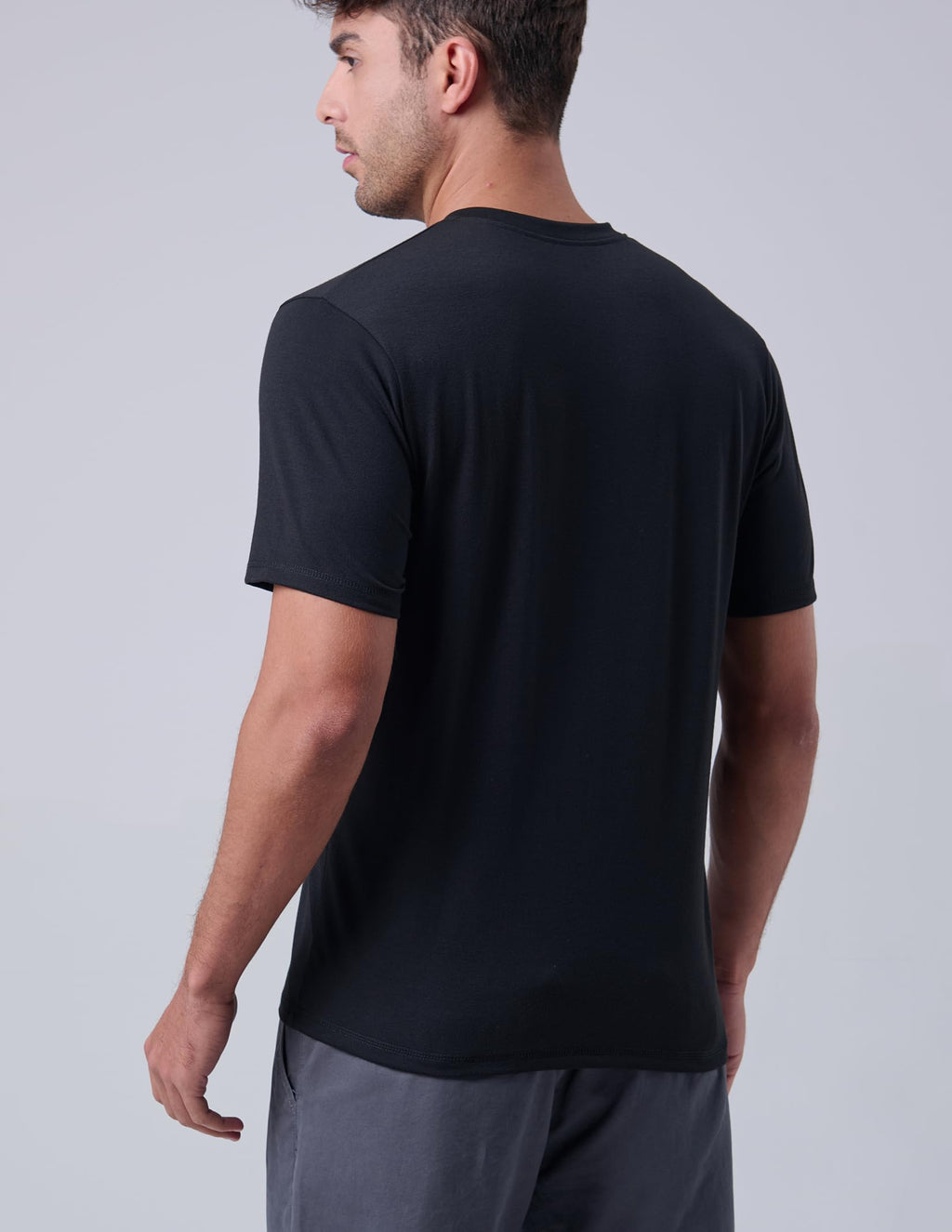 3 Pack: Casual Short Sleeve Henley Shirts for Men, Relaxed Fit Summer T Shirts Basic Tees Athleisure Wear (Set 3, Large)