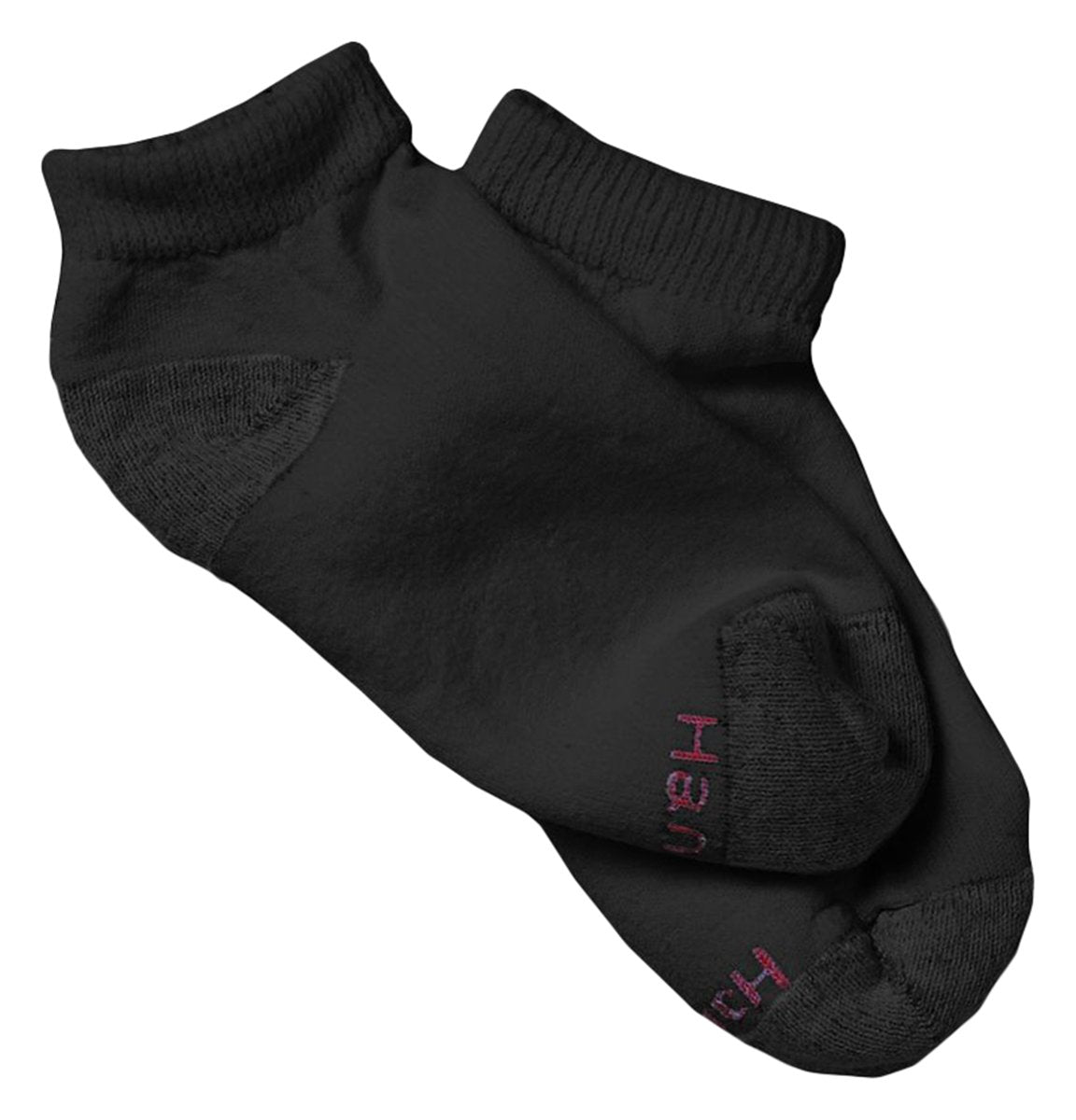 Hanes womens 10-pair Value Pack Low Cut athletic socks, Black, 8 12 US