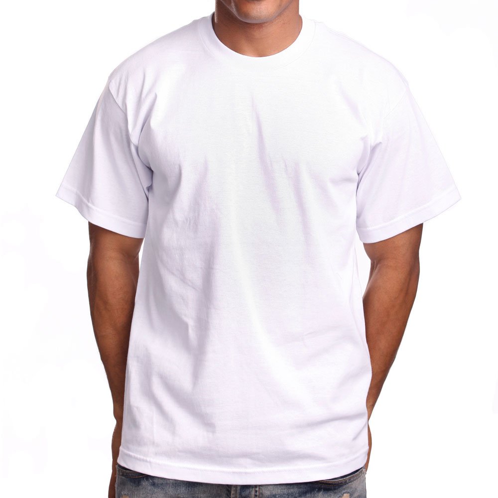 PRO 5 Super Heavy Mens T-Shirt, 4XL Tall, White