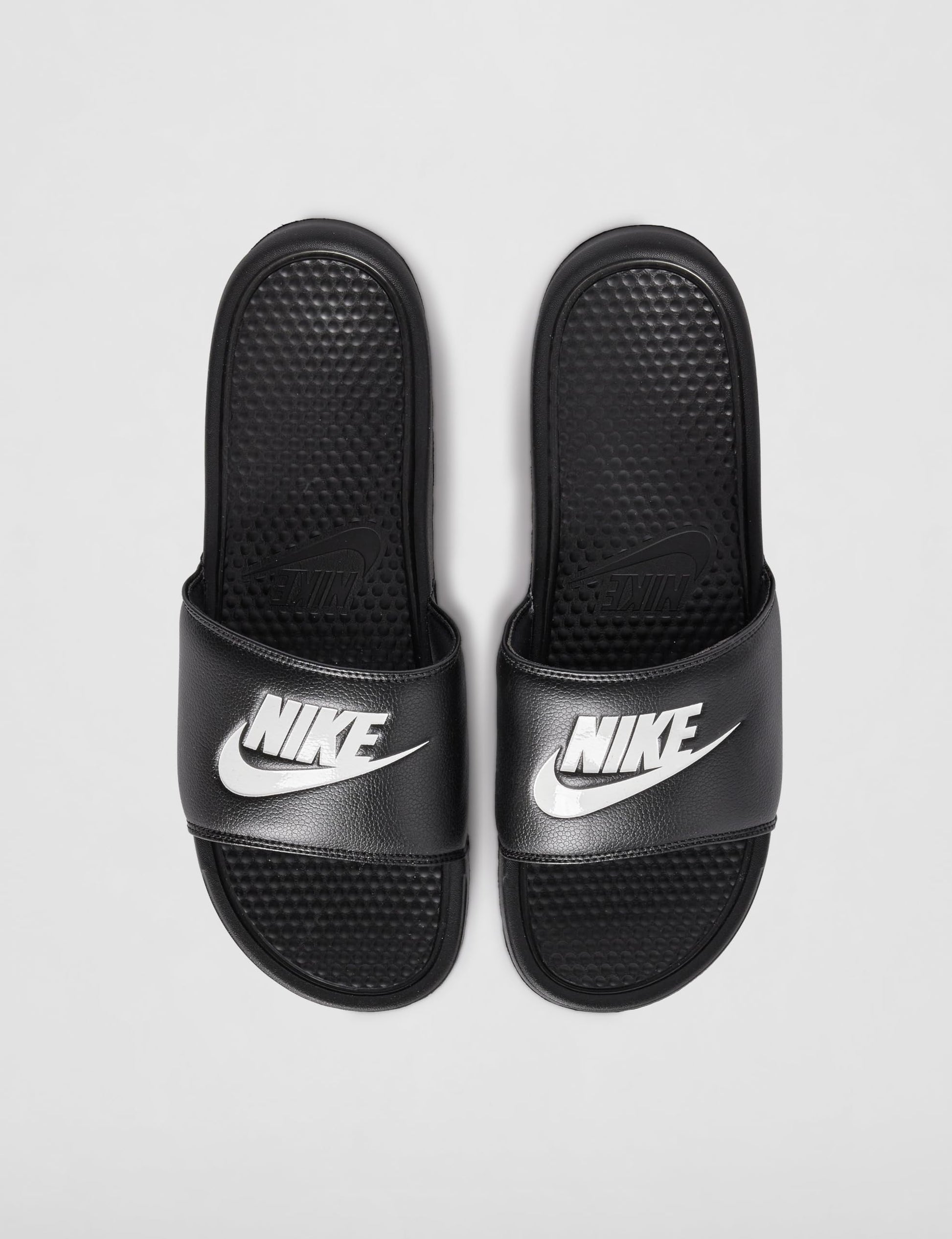 Nike Unisex Benassi JDI Sport Sandal, Black/White, 4 US Men
