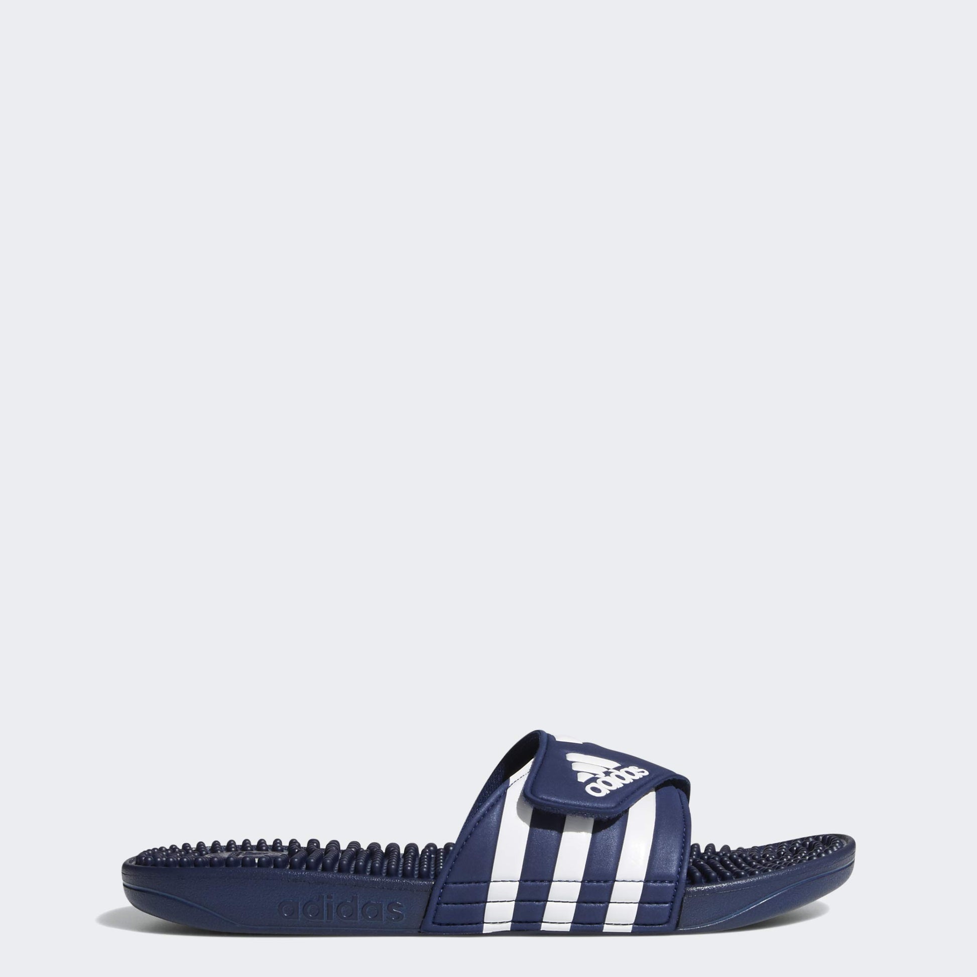 adidas Performance Adissage Sandal, Dark Blue/White/Dark Blue, 7 M US