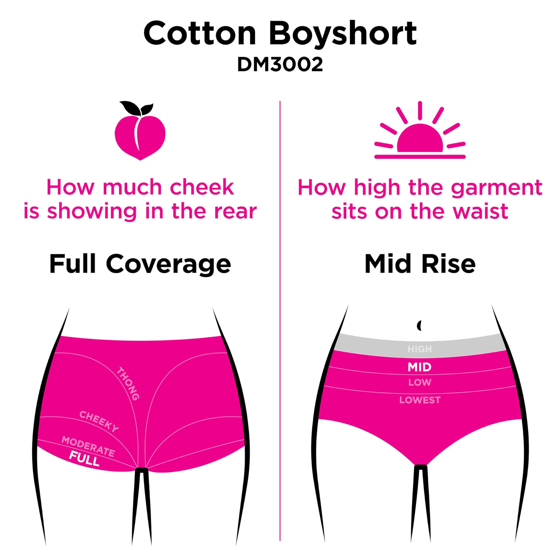 Maidenform Underwear, Stretch Cotton Boyshort Panties for Women, Assorted, 3-Pack, Latte Lift/Black/Navy