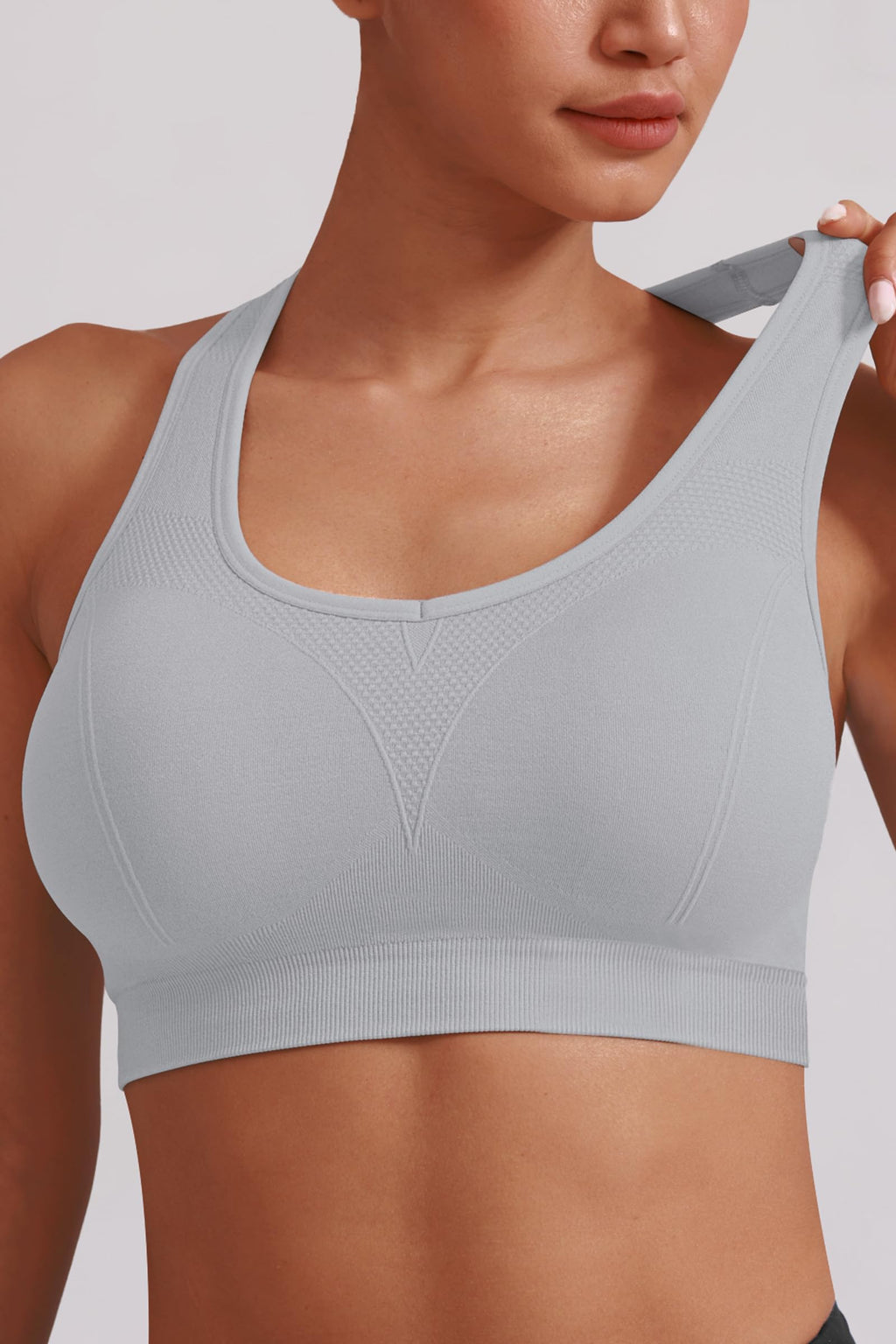 Women Racerback Sports Bras - High Impact Workout Gym Activewear Bra