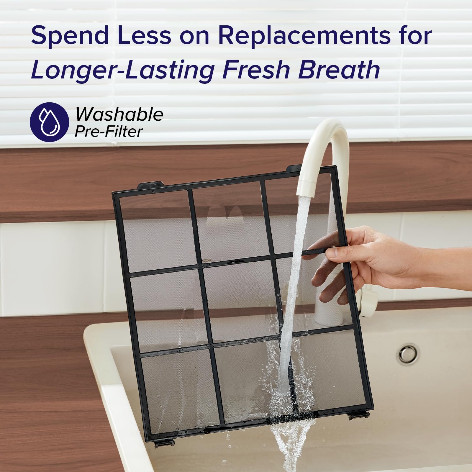 LEVOIT Air Purifiers for Home Large Room Up to 1875 Ft² with Washable Pre-Filter, AHAM VERIFIDE, Air Quality Monitor, HEPA Sleep Mode for Allergies, Pet Hair in Bedroom, Vital 200S-P, White