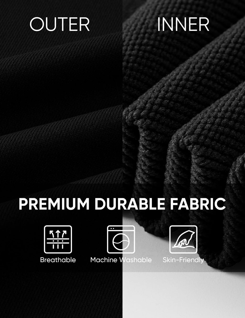 JMIERR Men's Casual Full Zip Up Hiking Warm Hoodies Drawstring Running Outdoor Workout Hooded with Pockets, M, Black