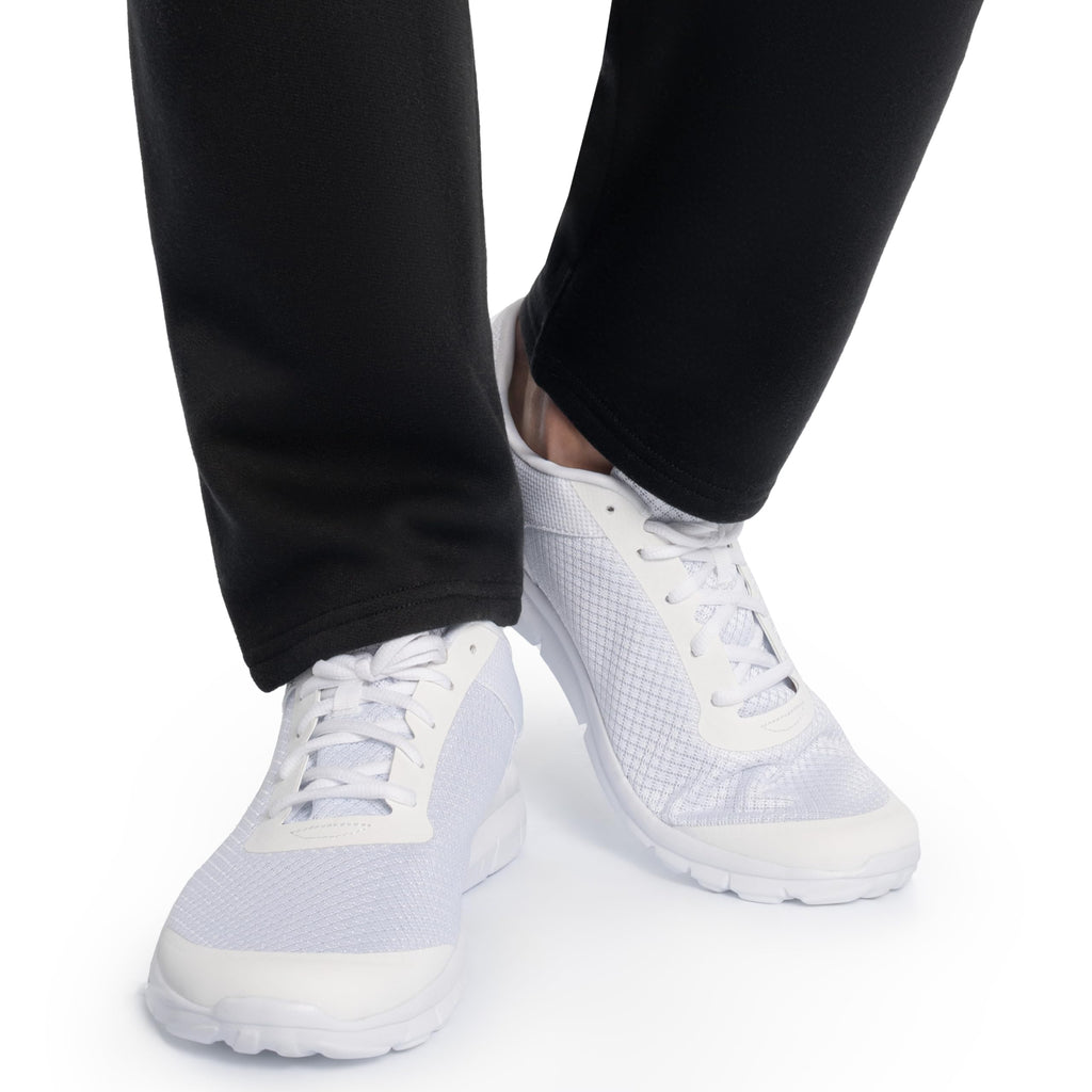 Fruit of the Loom Men's Eversoft Fleece Open Bottom Sweatpants with Pockets, Relaxed Fit, Moisture Wicking, Breathable, Black