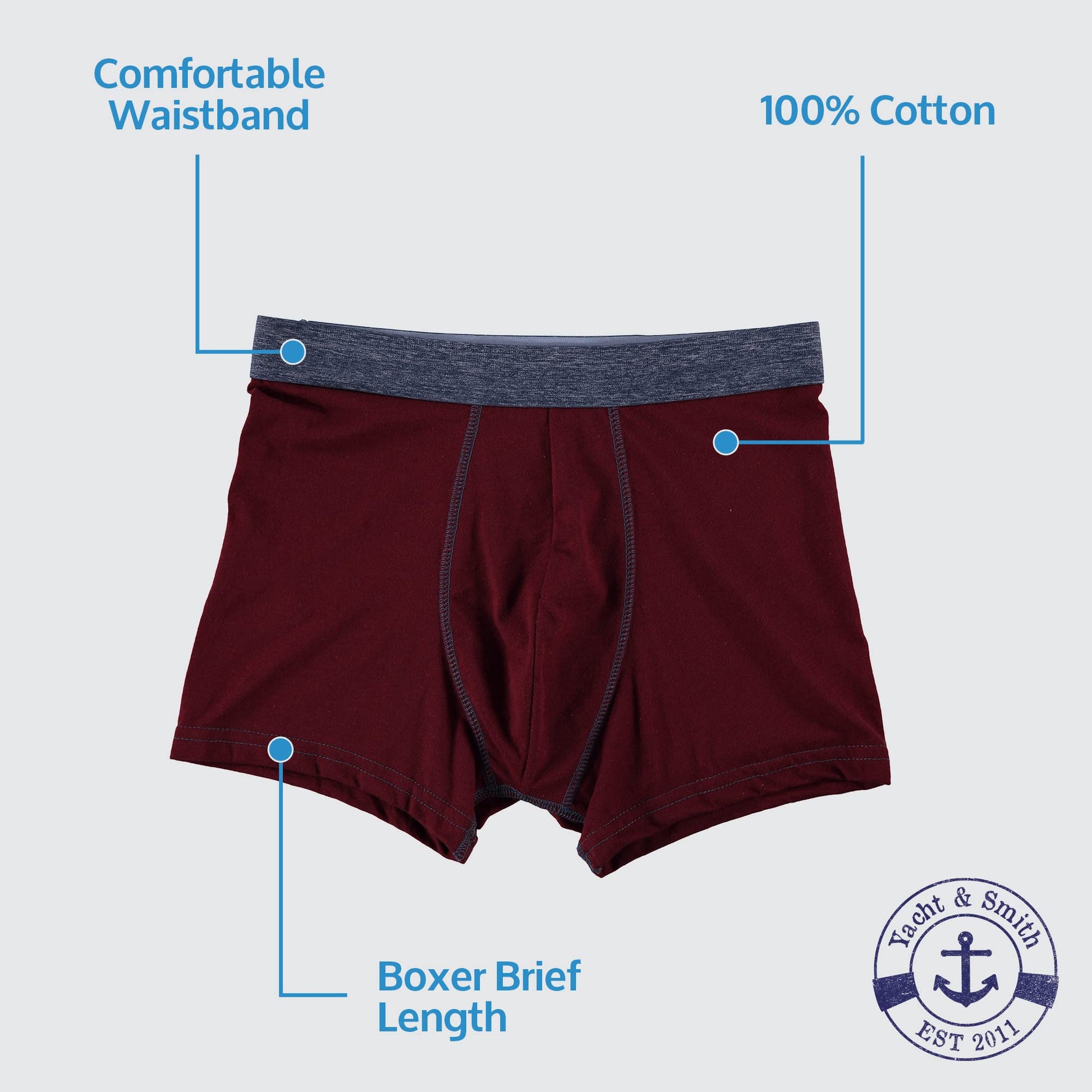 BILLIONHATS Case Pack of 720 Pieces Men Cotton Briefs in Bulk for Homeless Shelter Donating, Wholesale Underwear for Mens