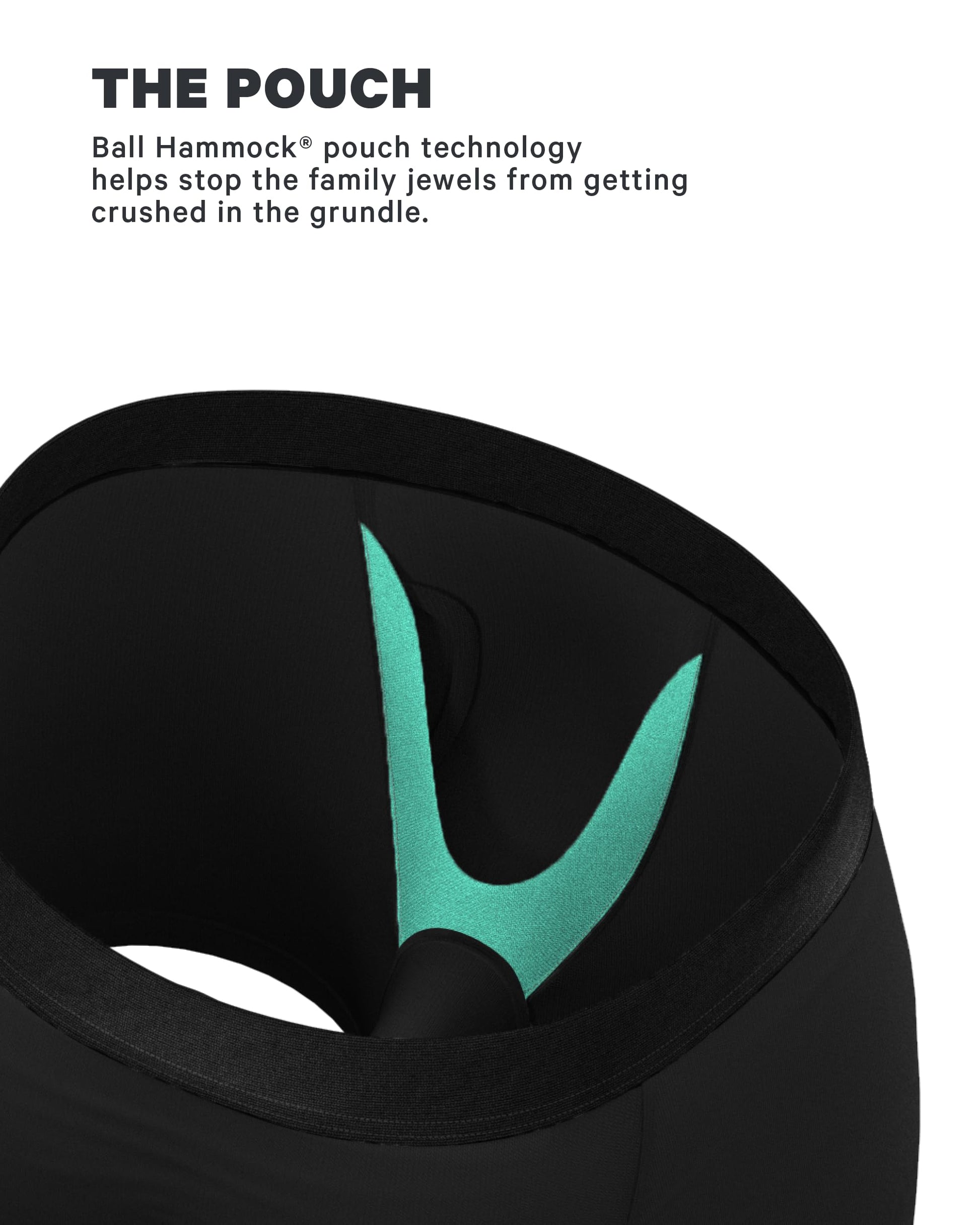 Shinesty Hammock Support Mens Underwear | Boxer Briefs Men with Fly | US XL 3 Pack Black/Grey/Navy