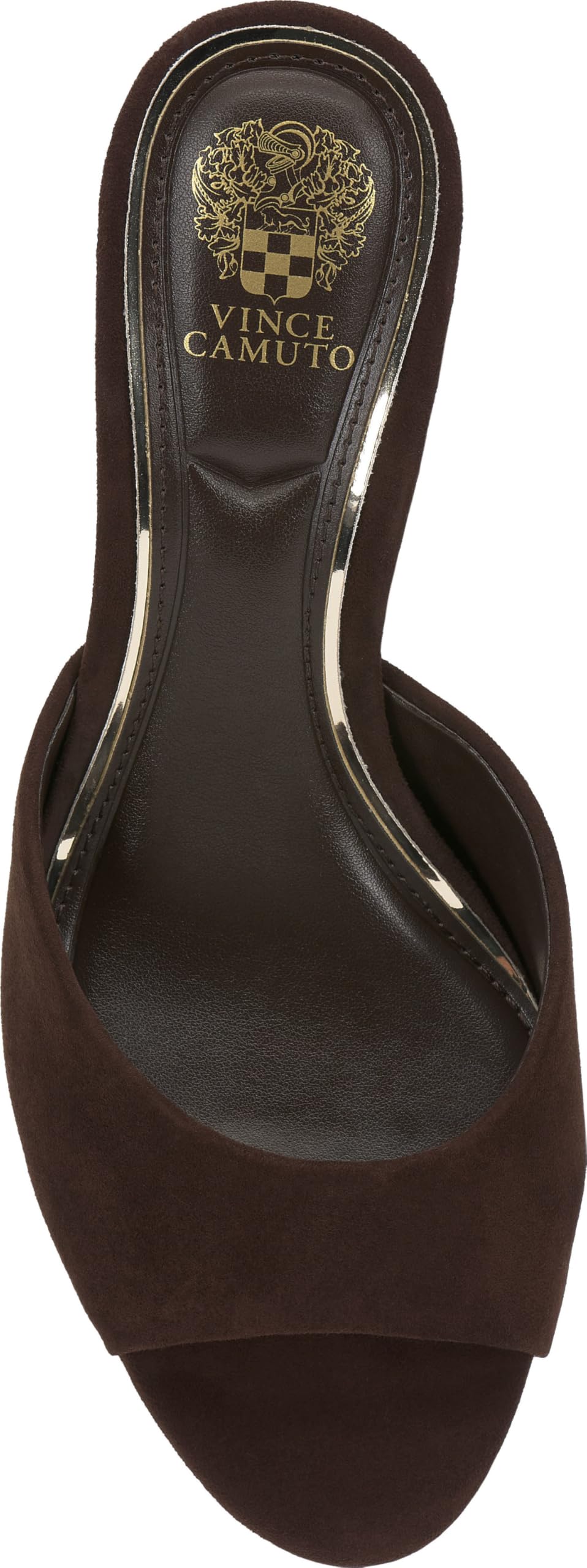 Vince Camuto Women's Prynn Heeled Sandal, Brownie Suede, 8